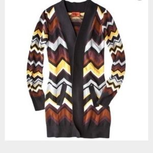 Missoni for Target Brown Chevron Cardigan